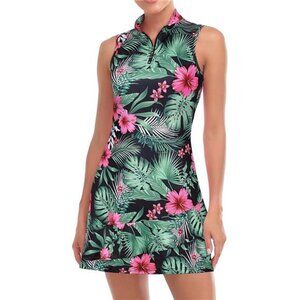 🎾Women’s Sleeveless Tennis & Golf Dress – Ruffle Hem, Shorts🎾